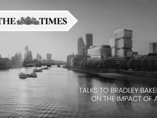 The Times talks to Bradley Baker about the impact of AI