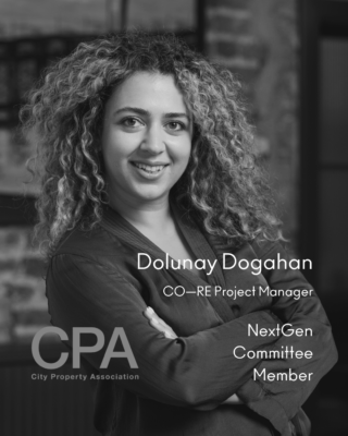 CO—RE Project Manager, Dolunay Dogahan joins the City Property Association’s NextGen committee