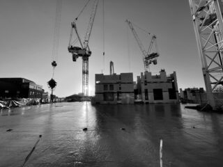 Impressive progress on site at Lansdowne House, Berkeley Square