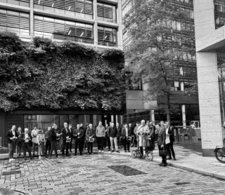 Exploring the Fleet Street Quarter with City of London Corporation and City Architecture Forum.